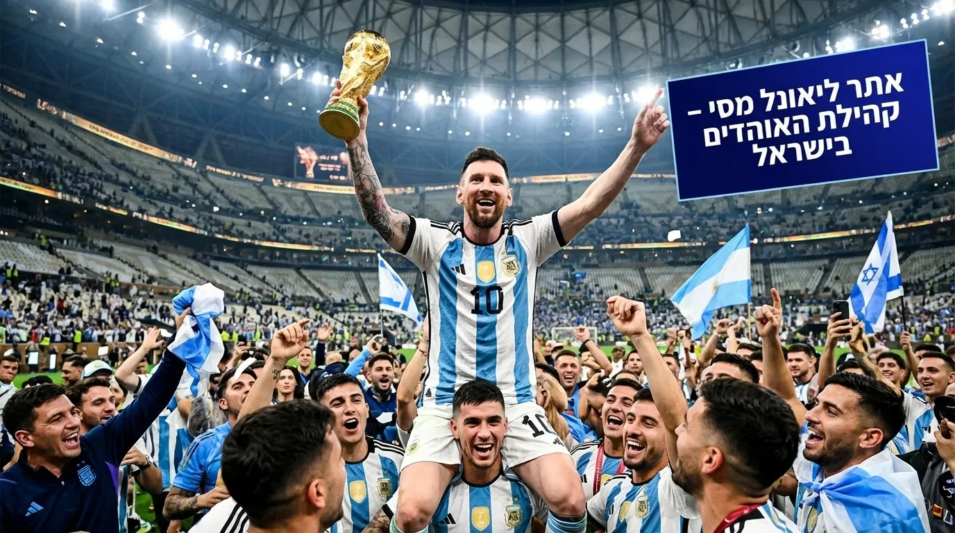 ליאונל מסי חוגג ניצחון היסטורי במונדיאל